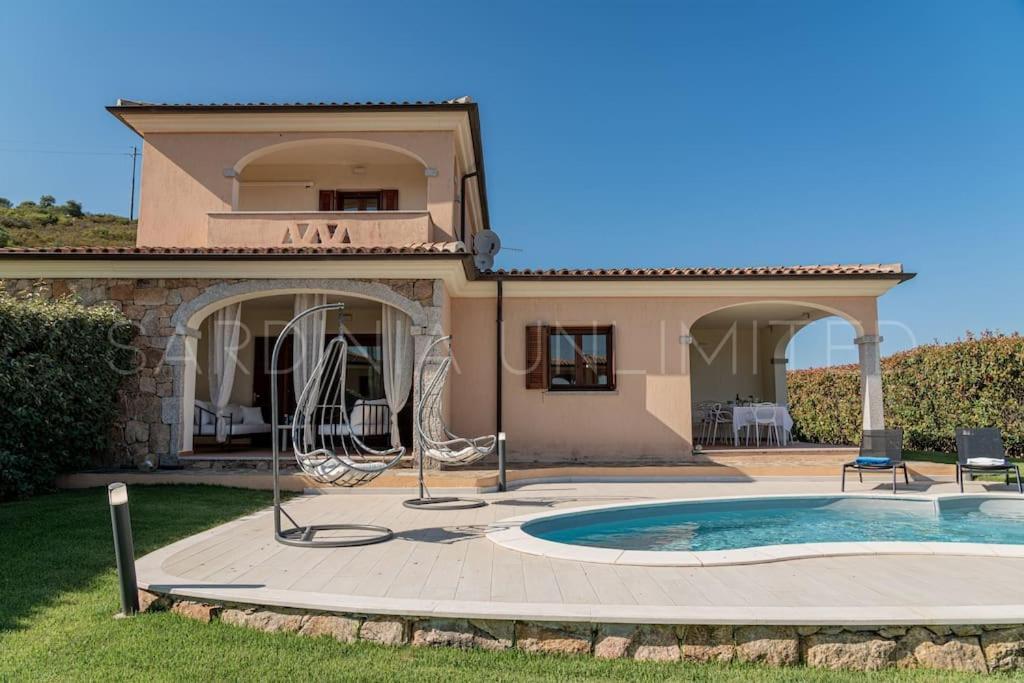 Villa Carula With Private Pool Monte Petrosu Exterior photo