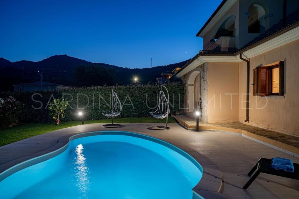 Villa Carula With Private Pool Monte Petrosu Exterior photo