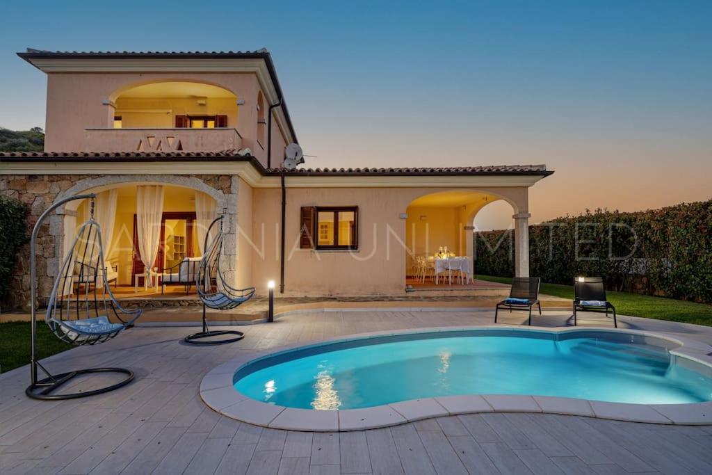 Villa Carula With Private Pool Monte Petrosu Exterior photo